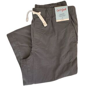 Cat & Jack Boy’s Gray Charcoal Jogger Pants Size 14 NWT